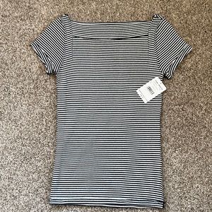 Stripped Free People top, size Small. New with tags